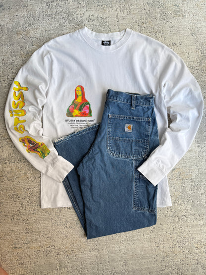 Stüssy Mona Lisa Design Longsleeve (M)