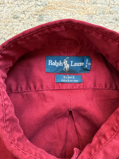 Ralph Lauren 100% Cotton LS Shirt (XL)