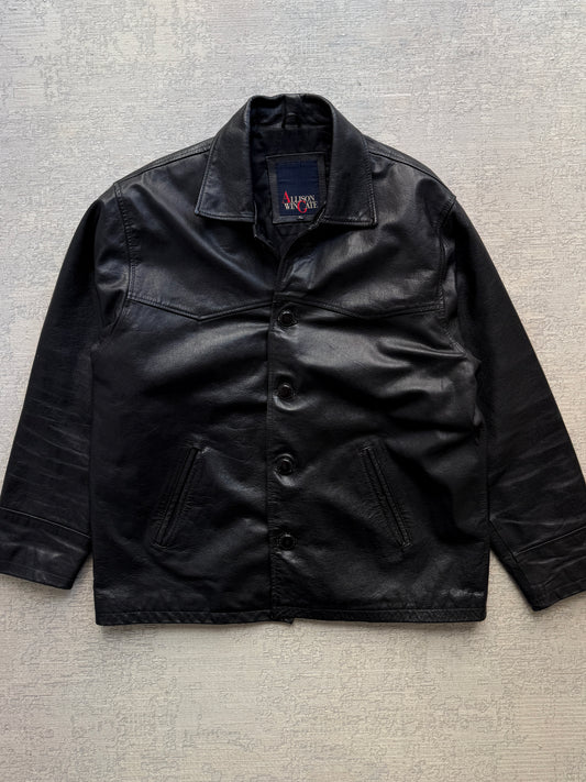 Vintage 90s Allison Wingate Genuine Leather Jacket (XL)