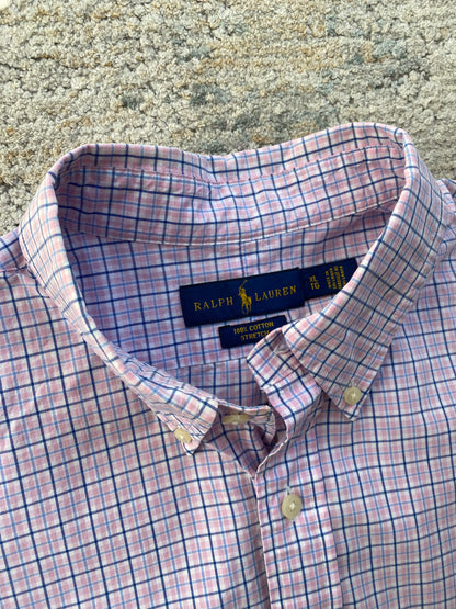 Ralph Lauren Ls Shirt 100% Cotton (Xl)