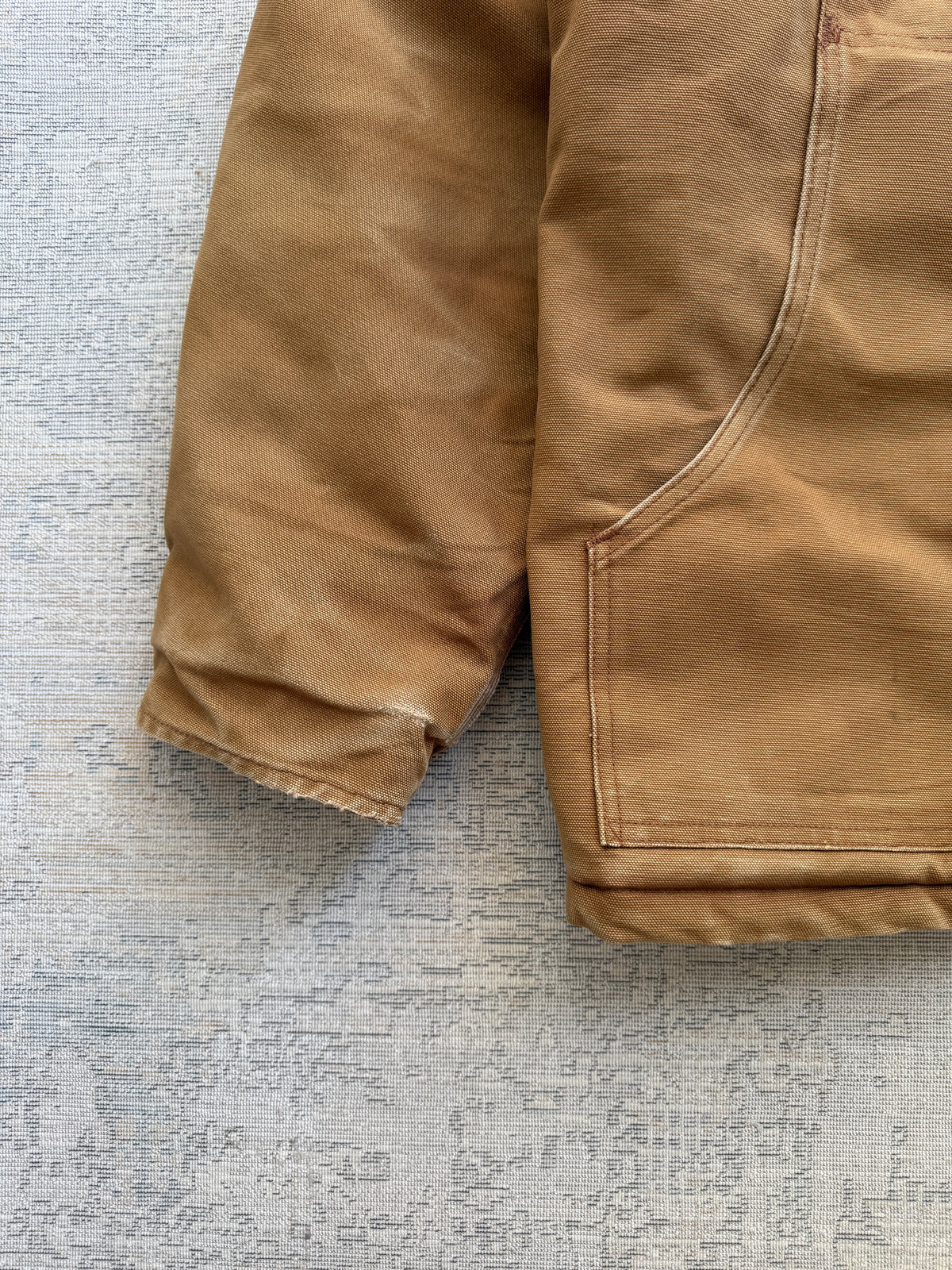 Vintage Carhartt Made in USA Quilted Chore Jacket – Carhartt Brown (XL)
