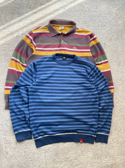 Dickies Stripe Ls Sweater (L)