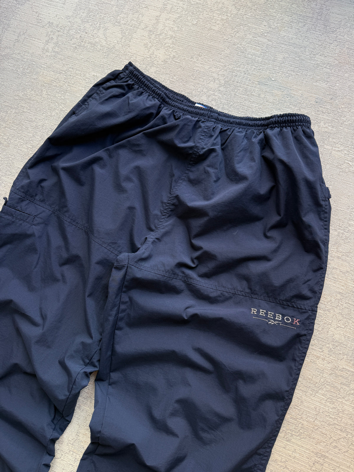 Vintage 90s Reebok Nylon Track Pants (XL)