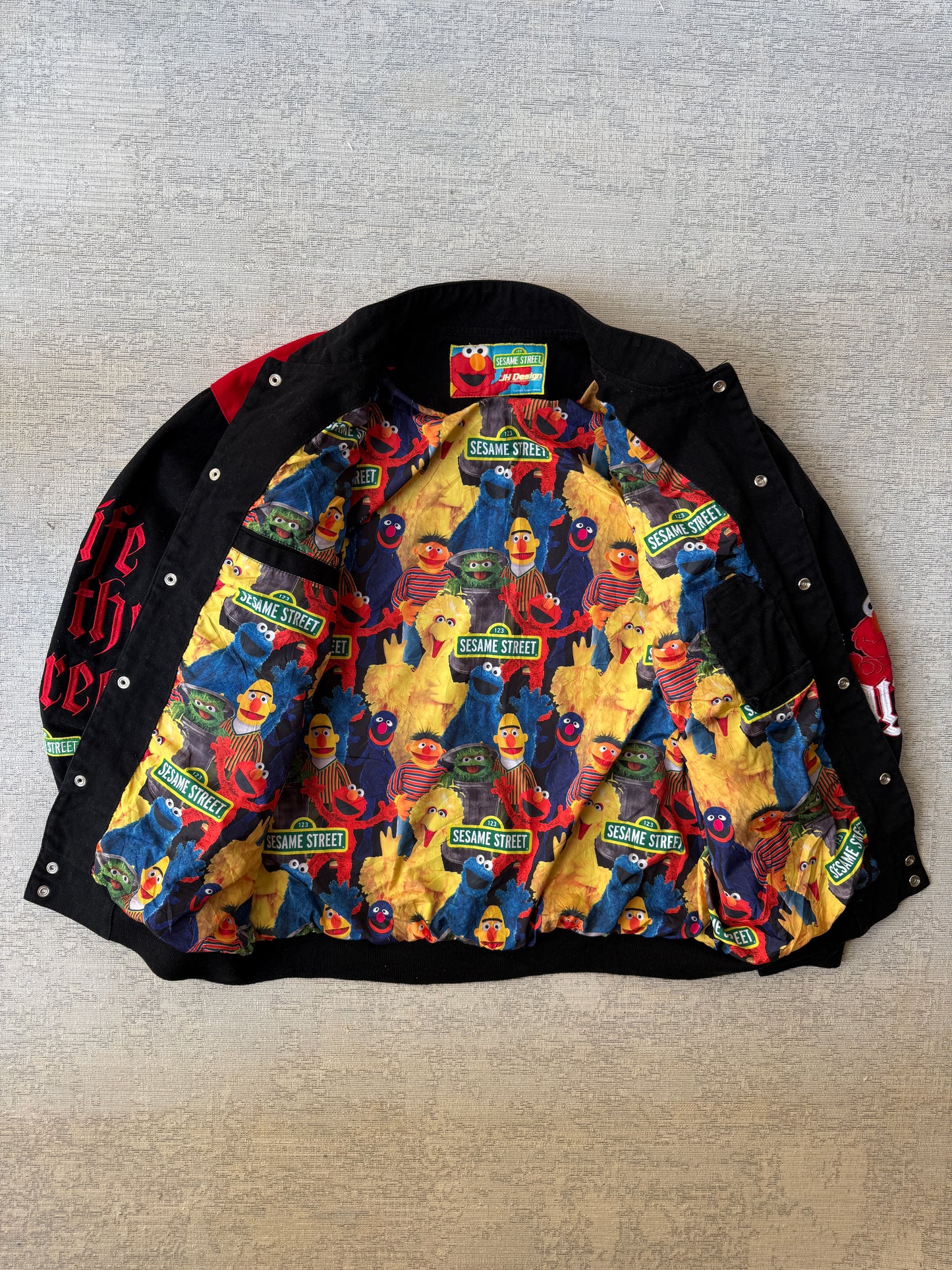 Y2K Vintage 90’s JH Design Sesame Street Elmo Jacket (L)