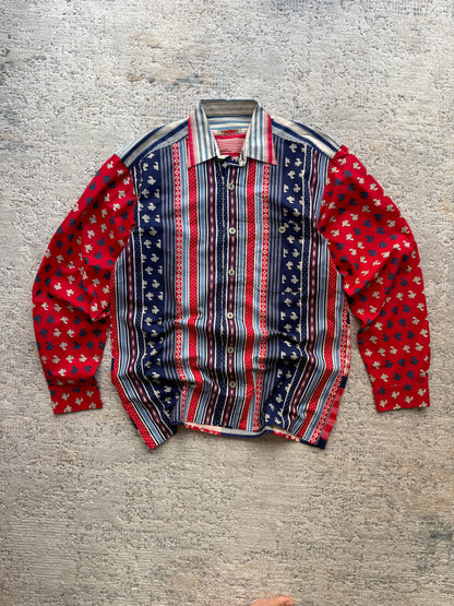 Toc-Tdc Vintage Patchwork Ls Shirt (L)