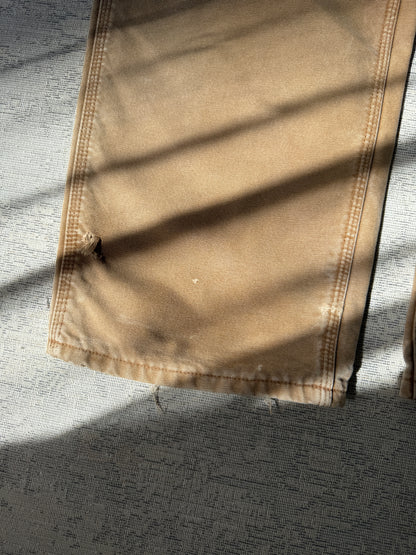 Carhartt B111 Washed Duck Flannel-Lined Work Pant  (W36 L32)