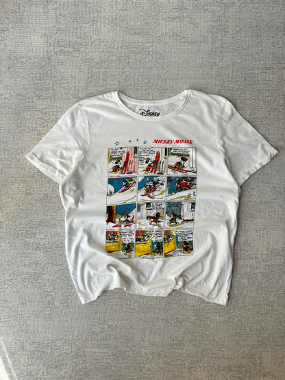 Mickey Mouse Skiing Tee (Women’s L)