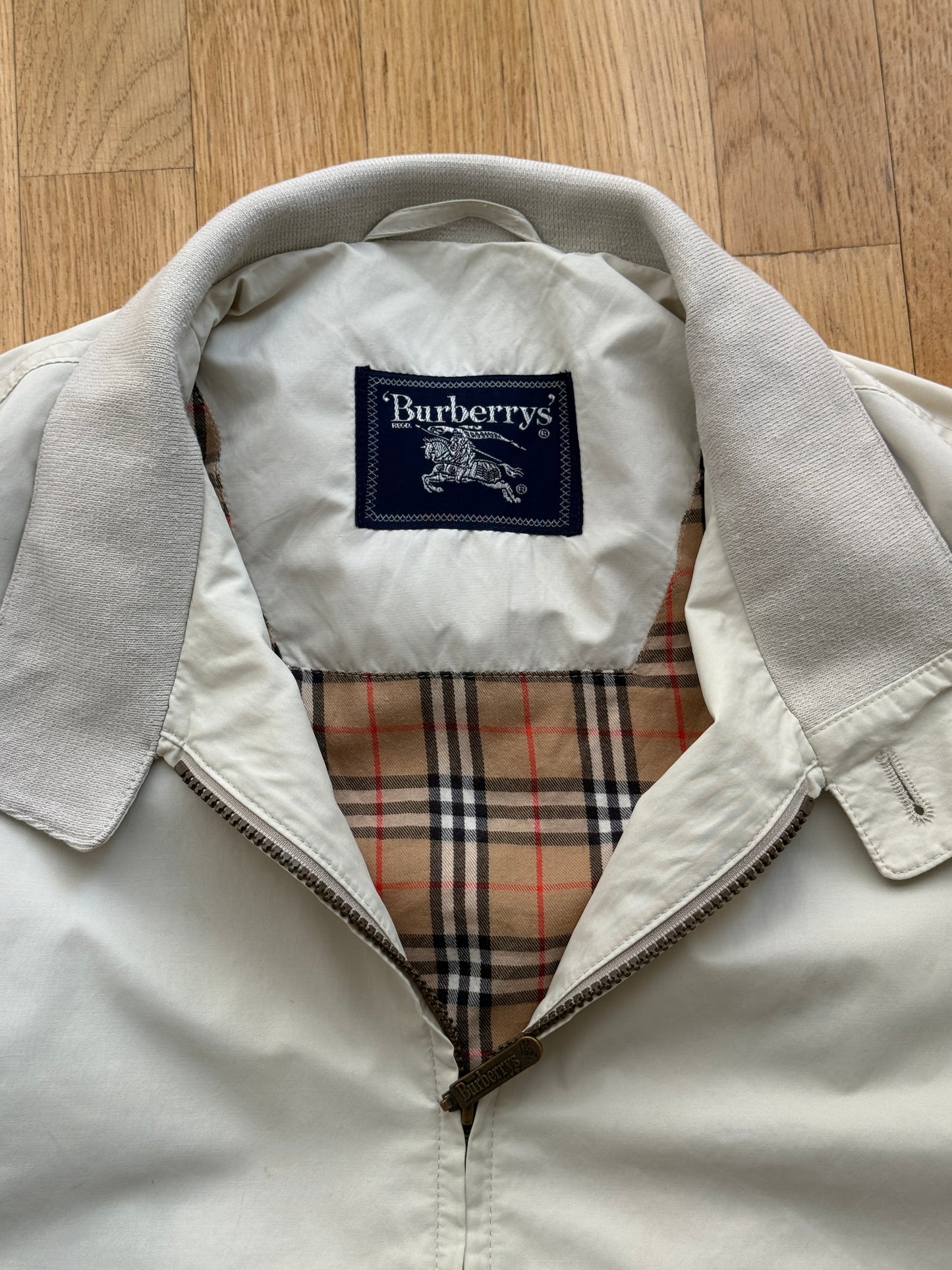 Vintage Burberrys Nova Check Harrington Unisex Jacket (M/L)