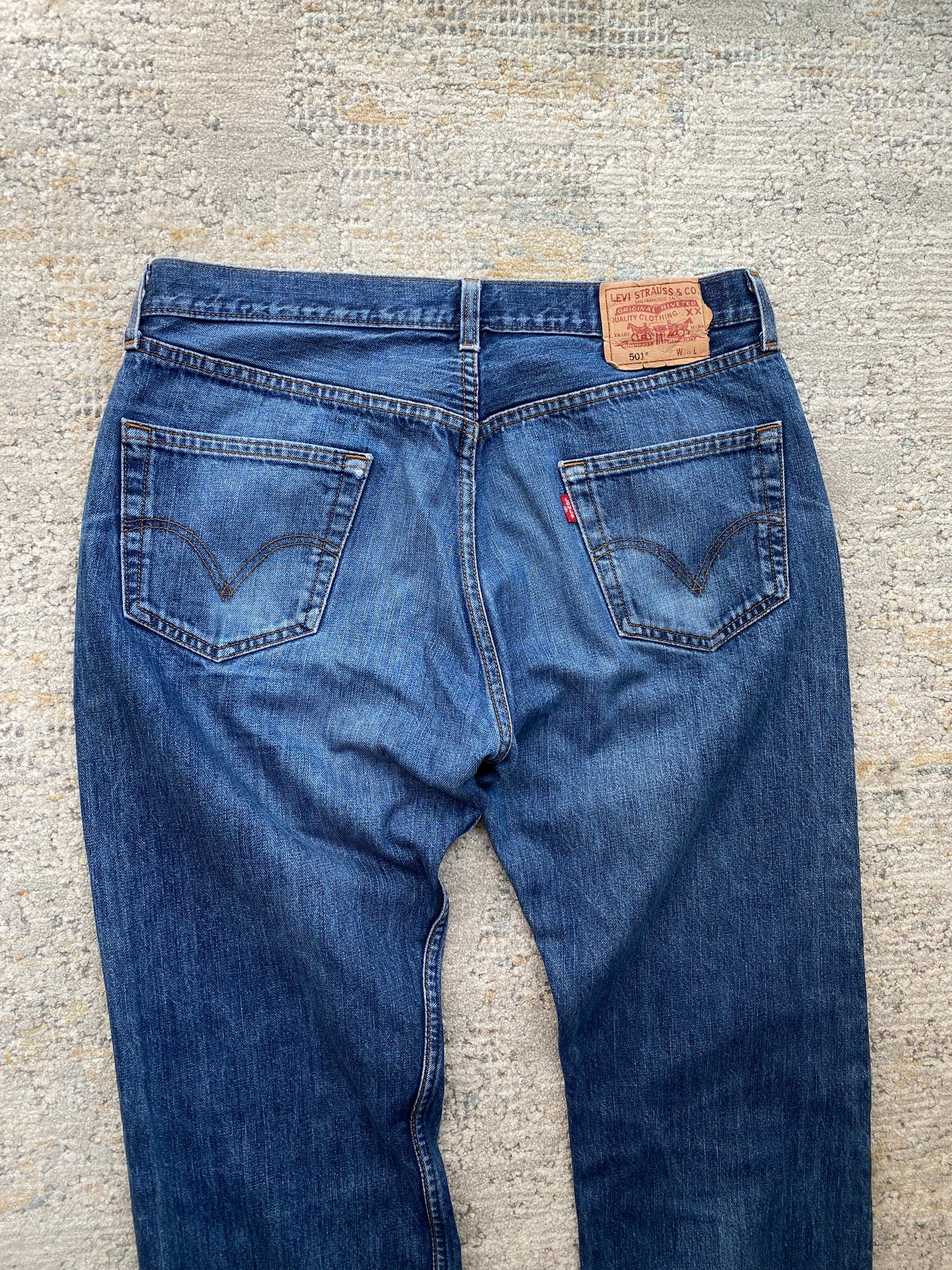 Levi’s 501 Regular Fit Vintage Jeans (W36 W30)