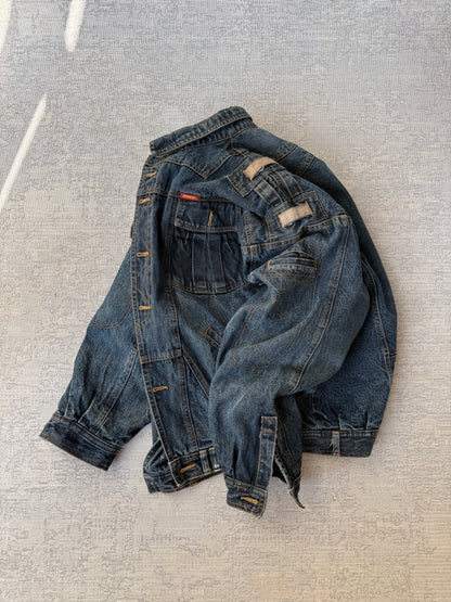 Vintage Jordache Denim Utility Jacket (L)