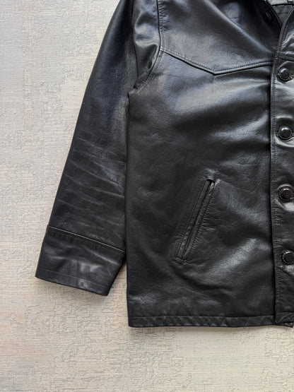 Vintage 90s Allison Wingate Genuine Leather Jacket (XL)