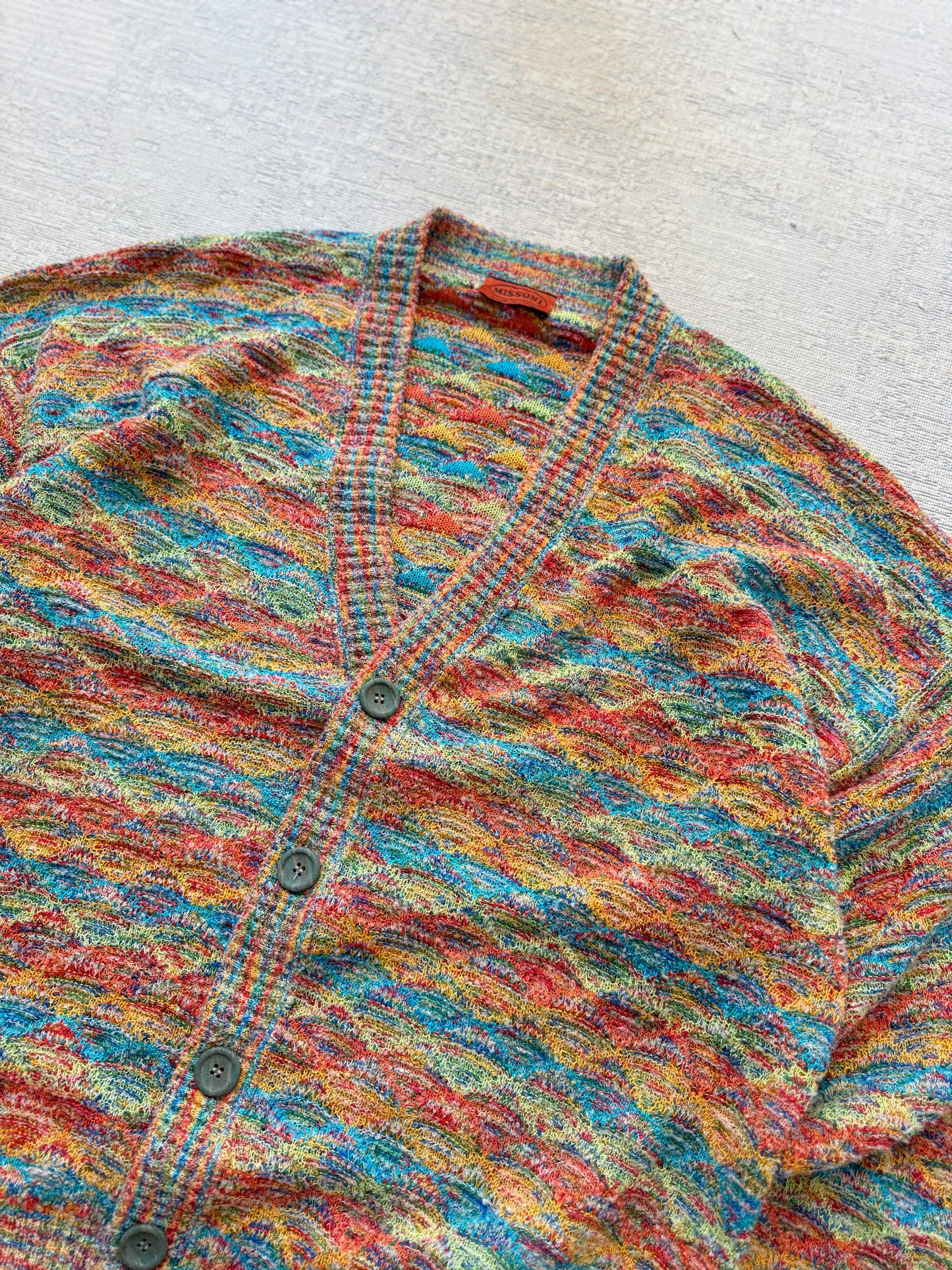 Missoni Multicolor Vintage Cardigan (L)