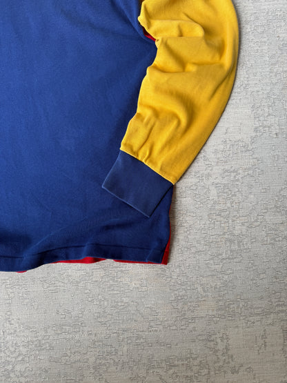 Ralph Lauren Tri-Tone Longsleeve Polo (XL)