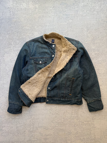 GAP Sherpa-Lined Denim Jacket (M)
