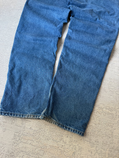 Carhartt B172 Flannel-Lined Relaxed Fit Jeans (W35 L34)