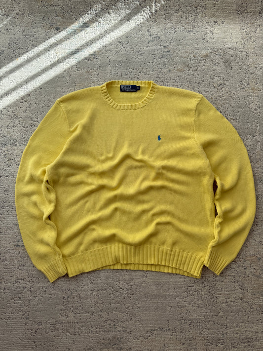 Ralph Lauren Cotton Knit Sweater (XL)