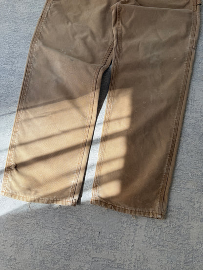 Carhartt B111 Washed Duck Flannel-Lined Work Pant  (W36 L32)