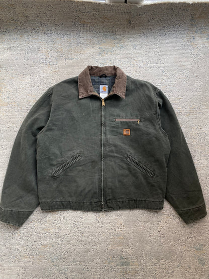 Carhartt Detroit J97 Vintage Jacket - Moss Green (XL)