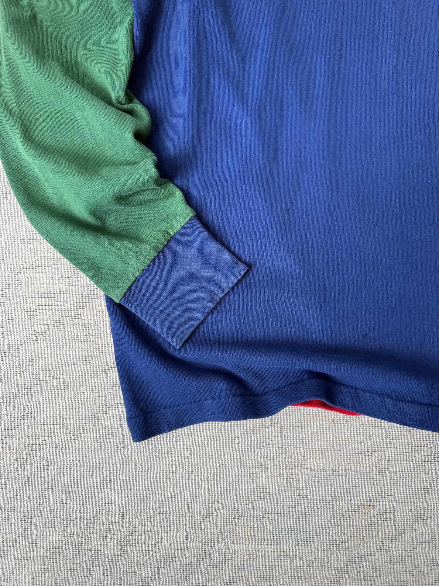 Ralph Lauren Tri-Tone Longsleeve Polo (XL)